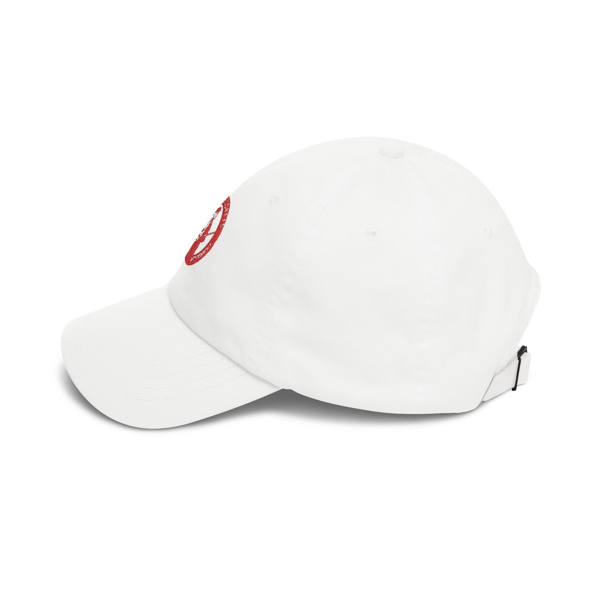 Massachusetts Woodchopper Patch Dad Cap — Retro Red Logo Baseball Hat