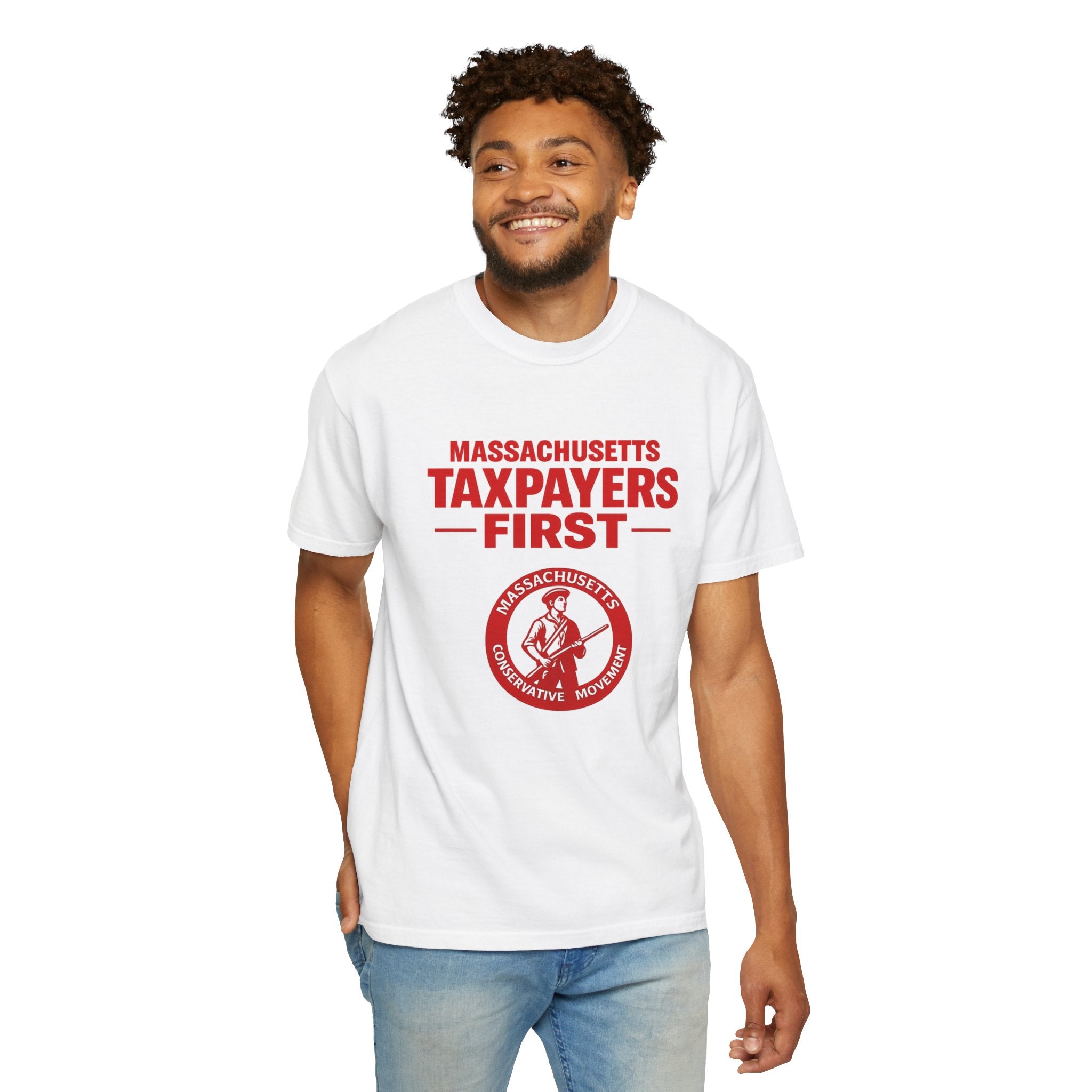 Taxpayers First T-Shirt — Massachusetts Taxpayers First Political Tee