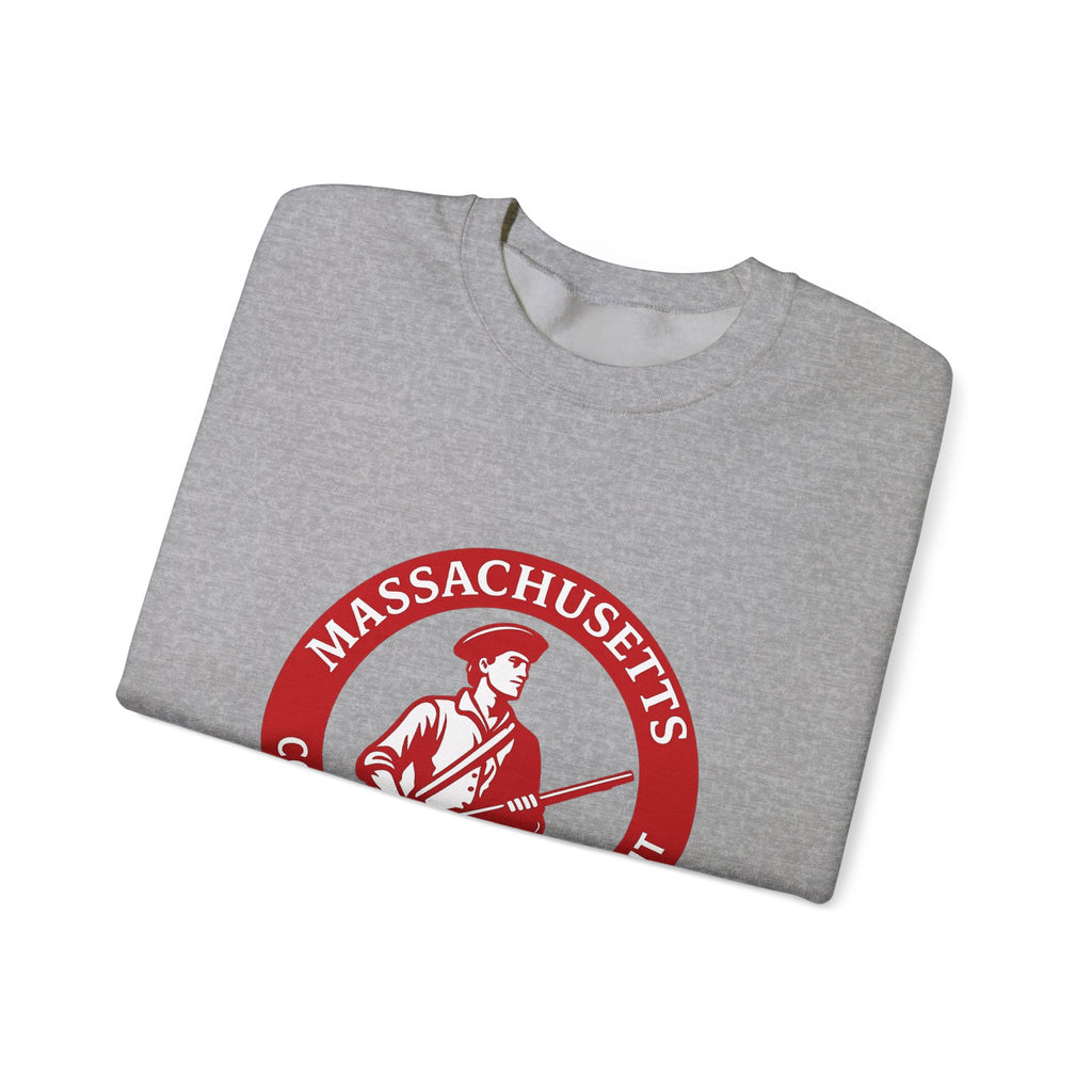 Crewneck Sweatshirt — "Massachusetts Conservative Movement" Retro Logo