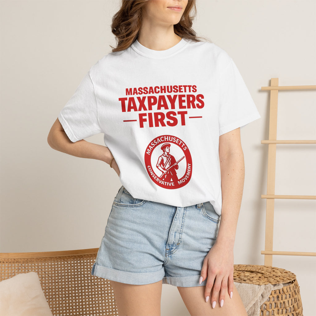 Taxpayers First T-Shirt — Massachusetts Taxpayers First Political Tee