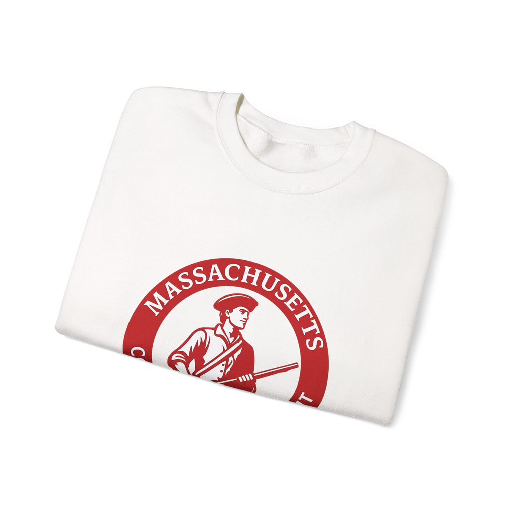 Crewneck Sweatshirt — "Massachusetts Conservative Movement" Retro Logo