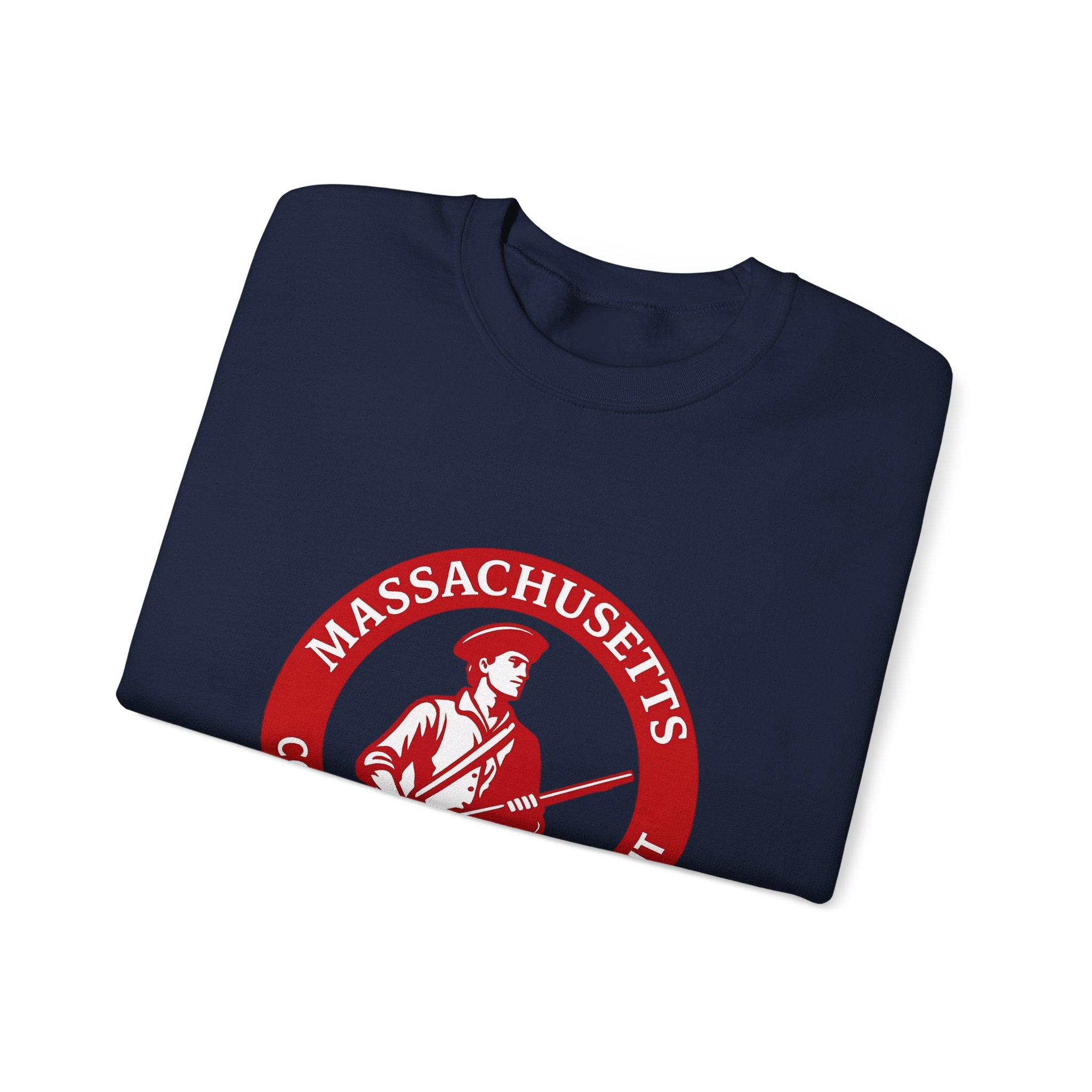 Crewneck Sweatshirt — "Massachusetts Conservative Movement" Retro Logo