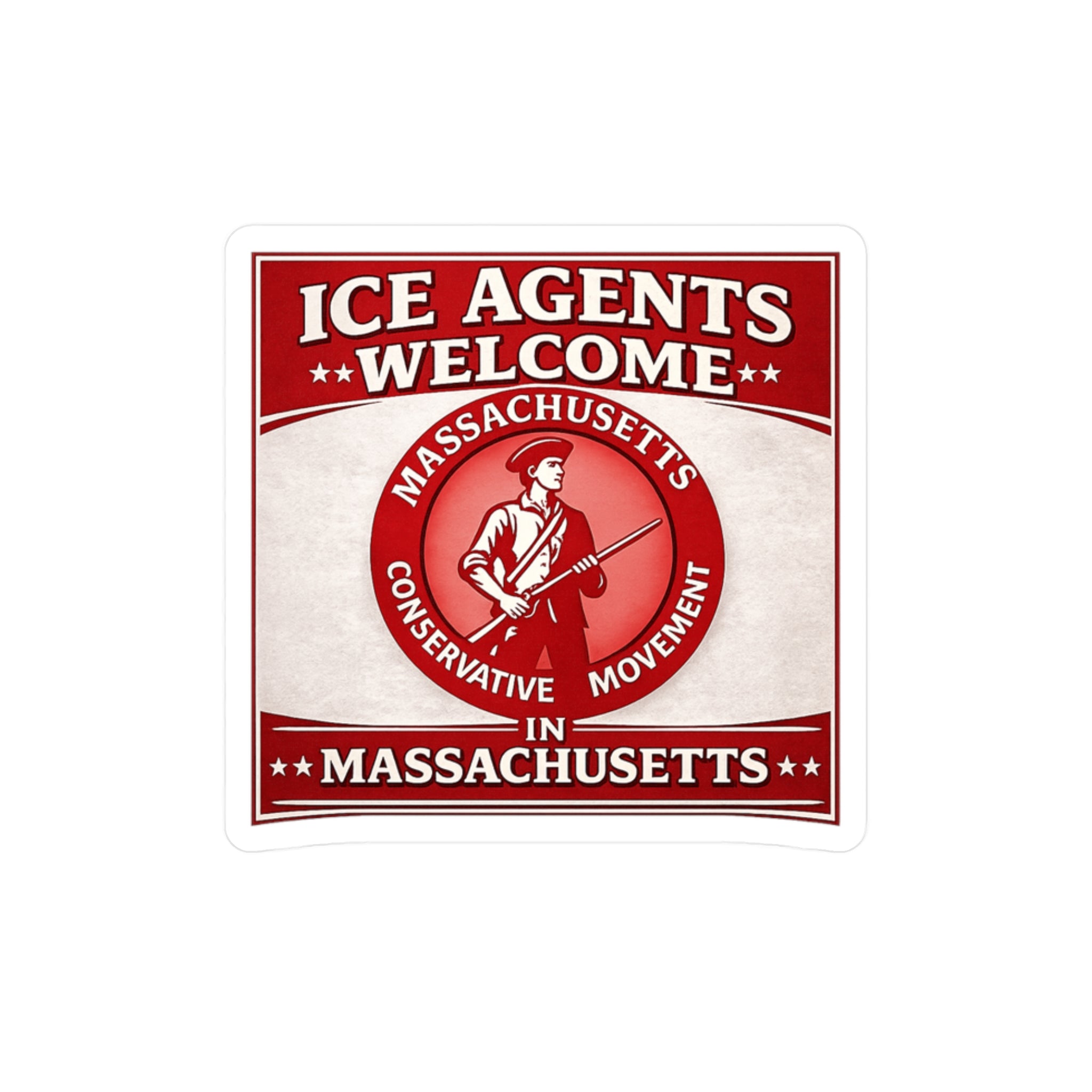 ICE Welcome Vinyl Decals
